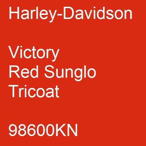 Harley-Davidson, Victory Red Sunglo Tricoat, 98600KN.